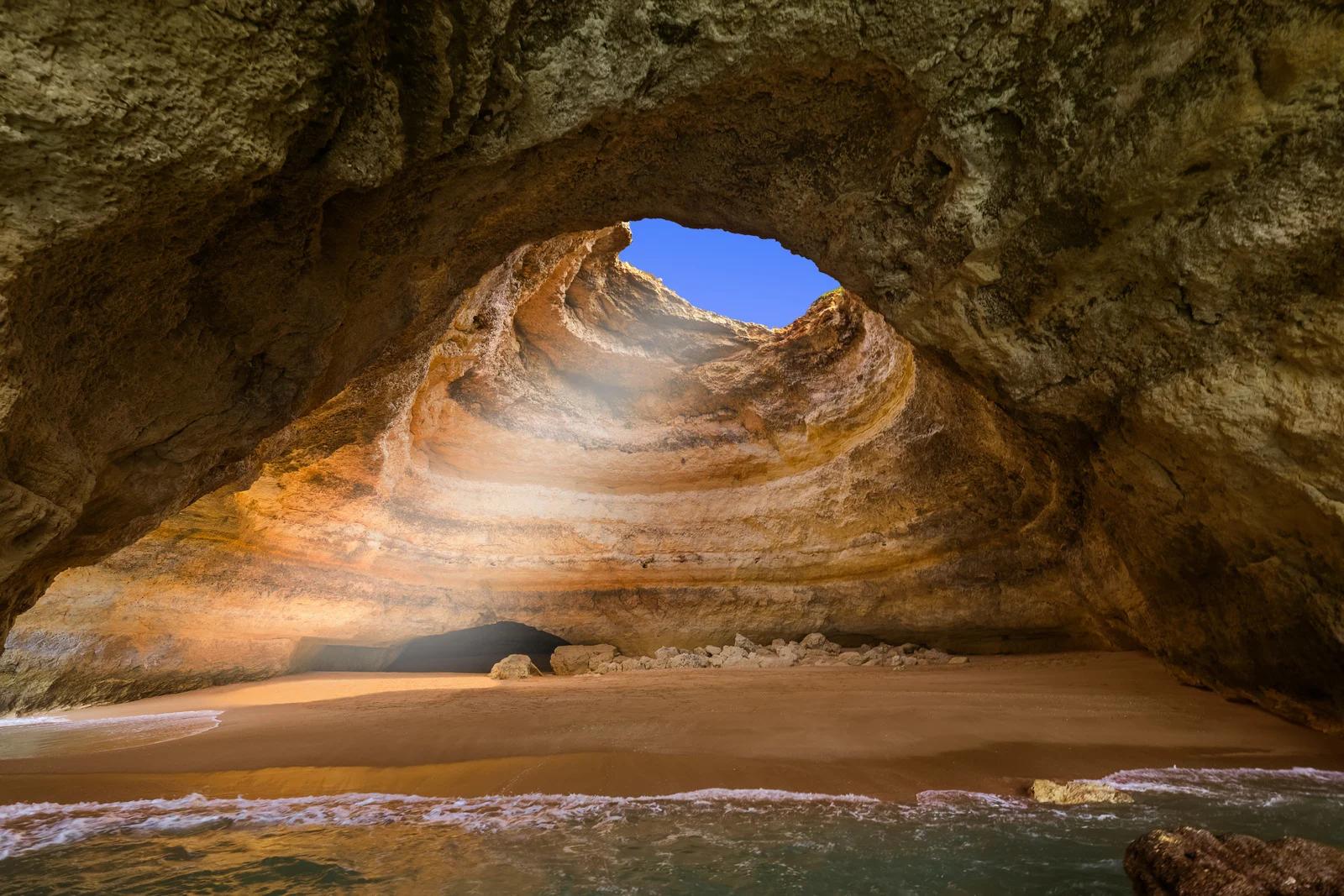 The Algarve coast in Portugal